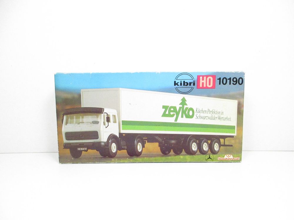Kibri Modelleisenbahnen: Kibri H0 10190 Mercedes-Benz Koffersattelzug ZEYKO – Neu und originalverpackt aus Olten von Heinrich875