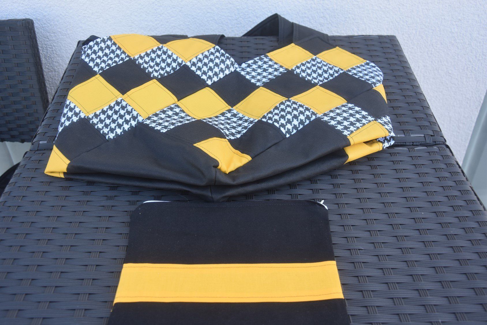 Borse: Shopper- oder Bade-Tasche mit Wasserabw. Stoff + Täschchen – Nuovo (secondo la descrizione) da St. Gallen venduto da Elmarotto 2