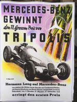 rennsportplakat mercedes classic