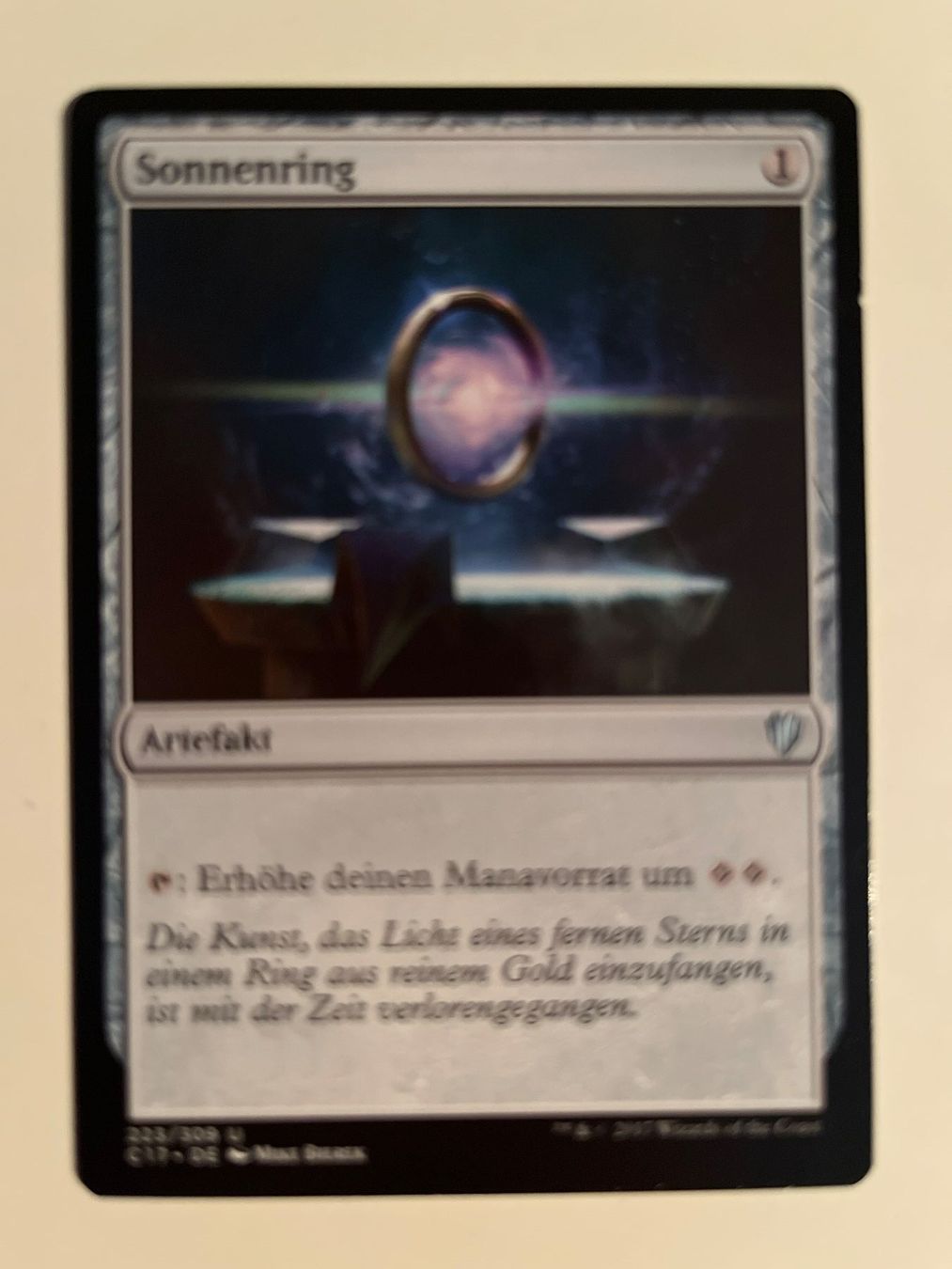 Magic The Gathering Carte collezionabili: 1 x Sonnenring - Magic: The Gathering - MtG – Usato da Kriens venduto da Shadi1980
