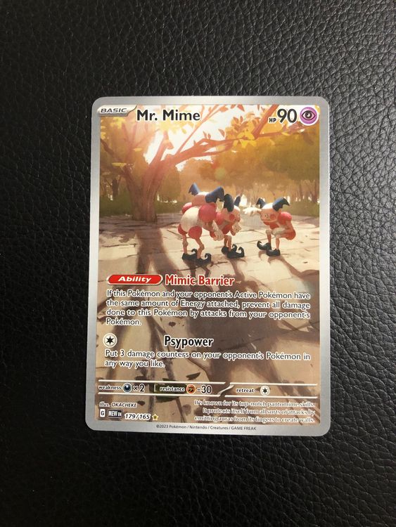 Scarlet & Violet 151 - Mr. Mime 179/165 Full Art Secret NM (Gebraucht ...