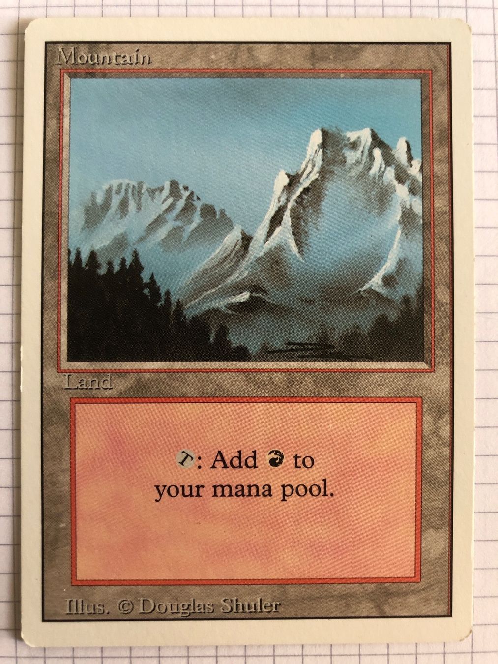Magic The Gathering Carte collezionabili: Revised - Mountain V2 - #direktkauf – Usato da Basel venduto da Melchior5