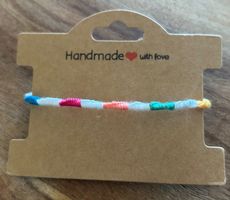 Regenbogen Armband / Rainbow Friendship Bracelet  - Handmade