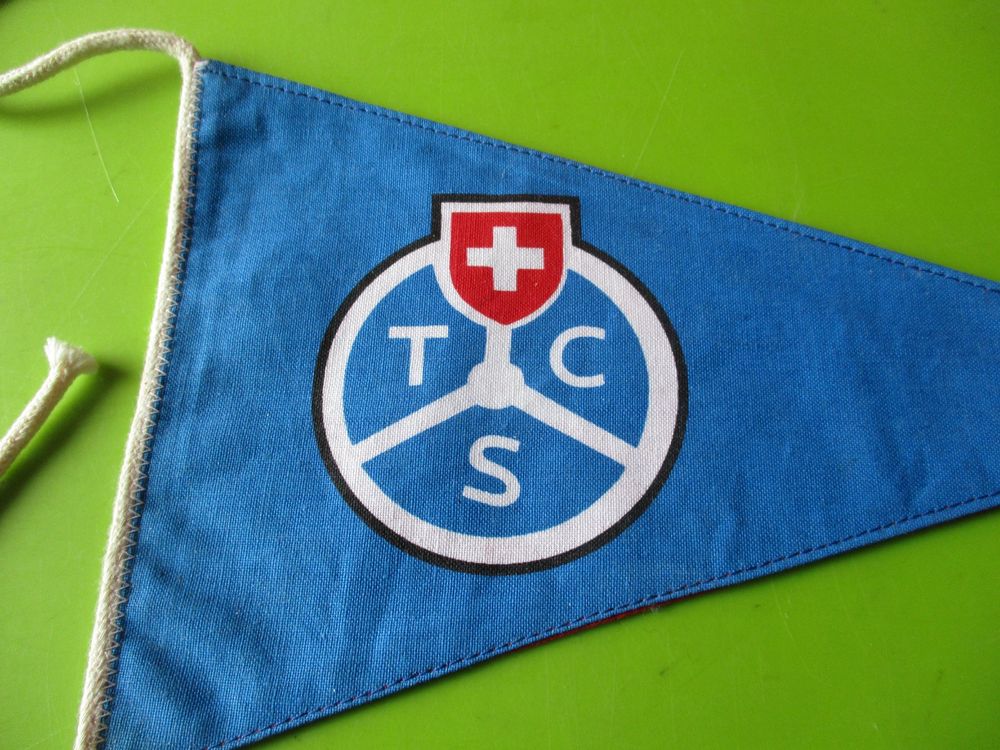 Fahnen: TCS / Schweiz  1 Wimpel – Gebraucht aus Ottikon Gossau ZH von hokuspokus 1