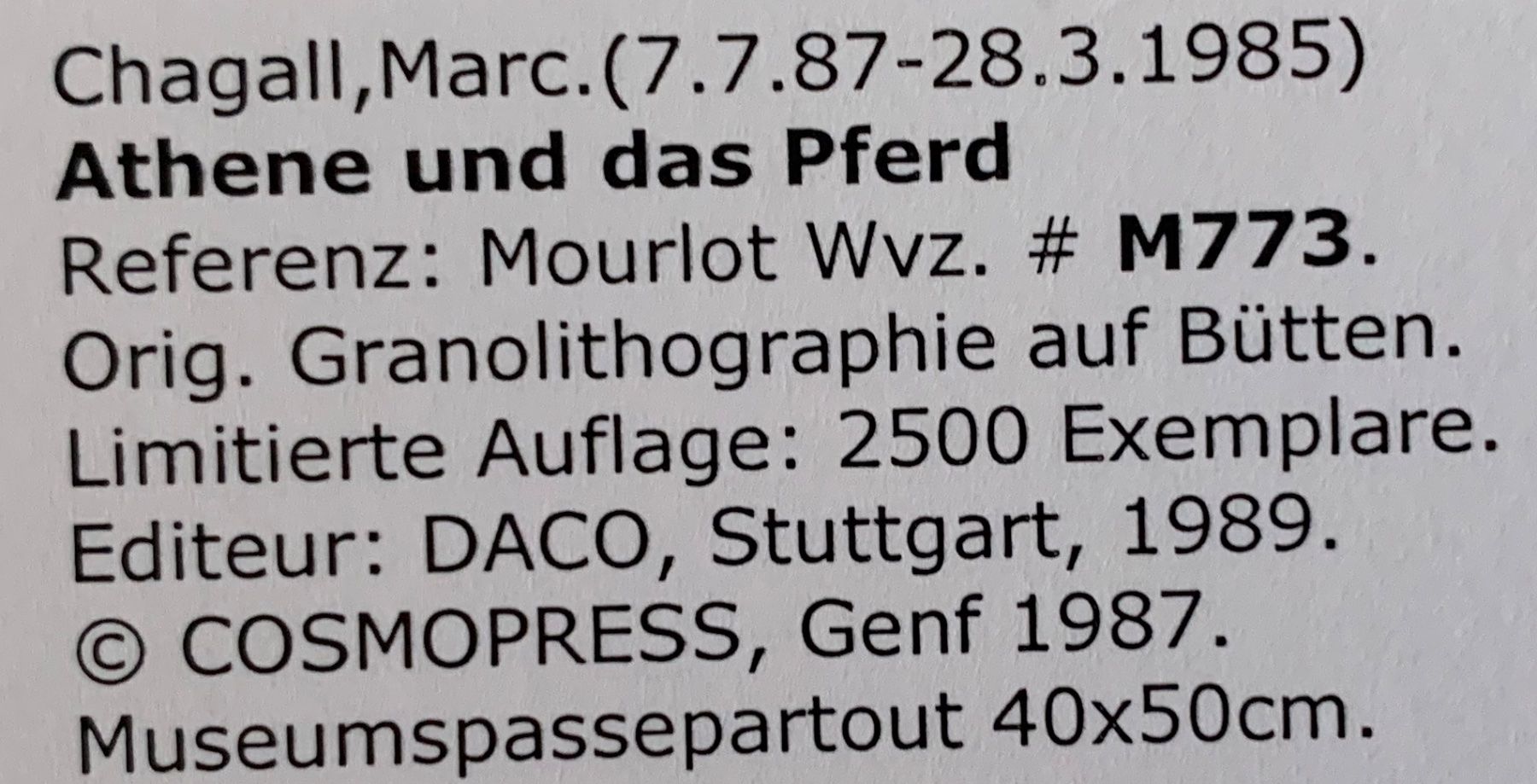 Grafica & Litografie: Marc Chagall    "Homer Die Odyssee"    3 Lithographien – Usato da Nennigkofen venduto da waltraub 8
