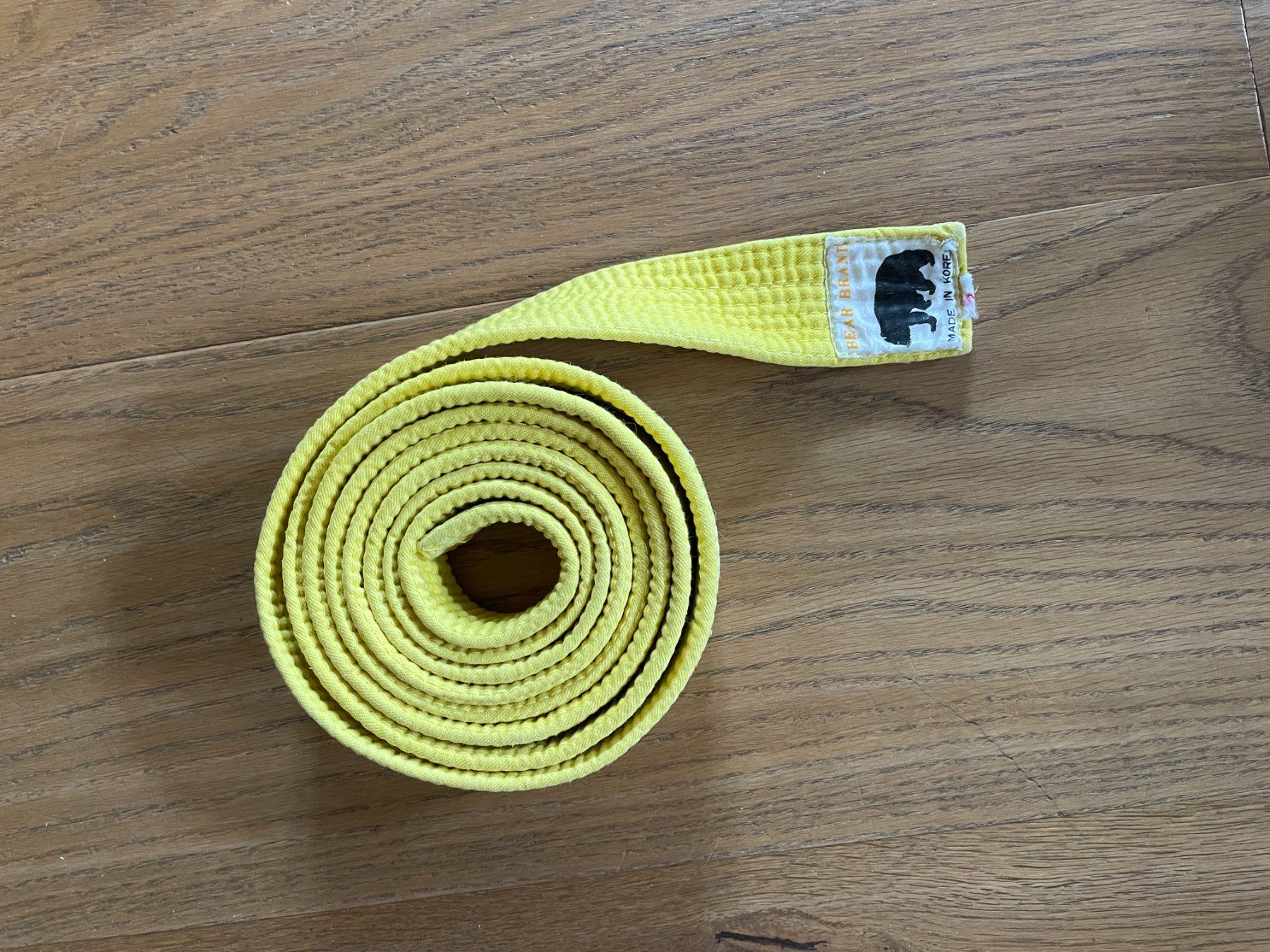 Cinture: Judo-Gürtel Gelb, Bear Brand – Usato da Buch am Irchel venduto da Zoix
