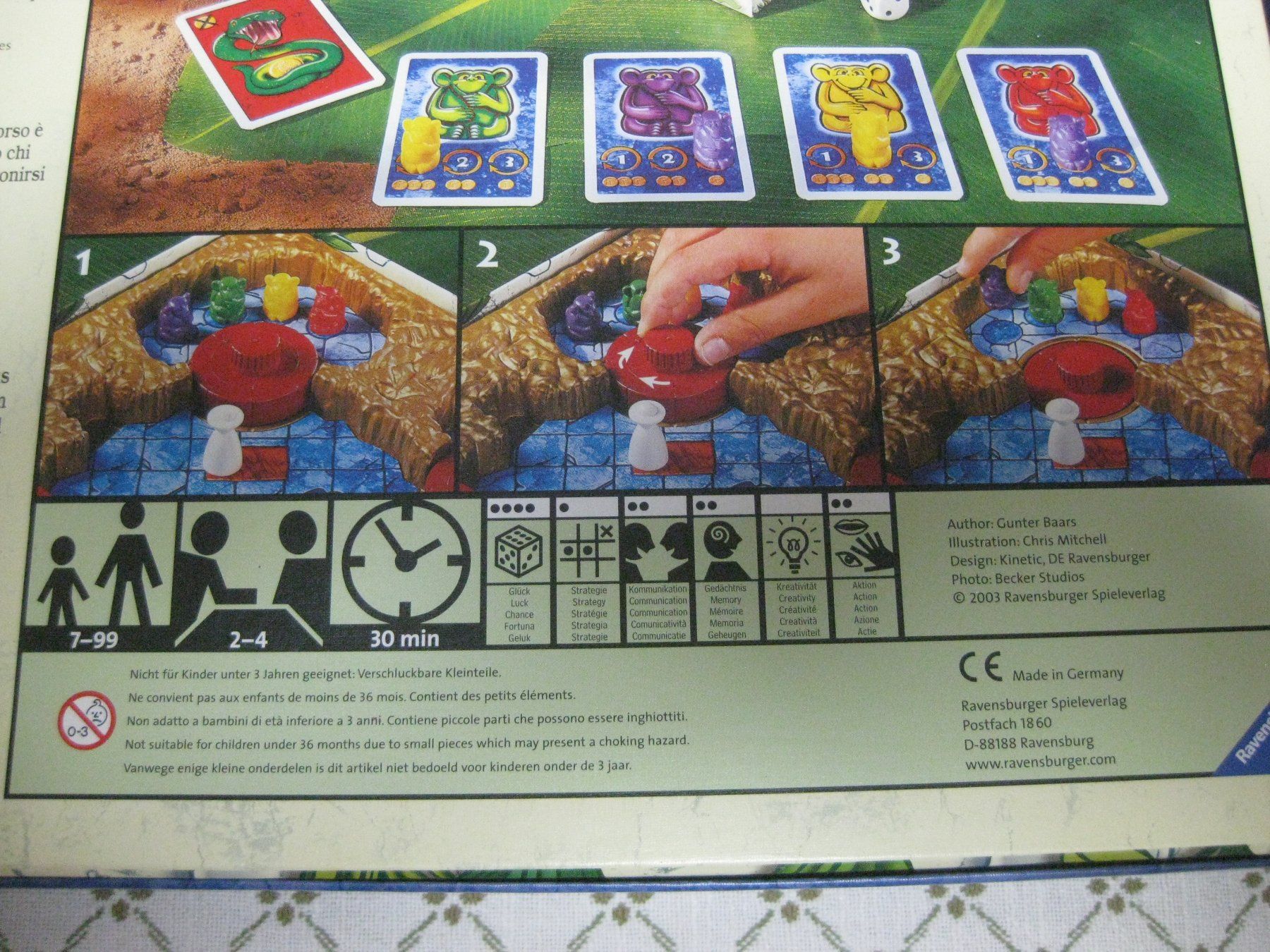 Ravensburger Giochi: Brettspiel MONKEY MISSION +7-99 alter / Komplett u Top – Nuovo (secondo la descrizione) da Münchenbuchsee venduto da neuwertig-gespart 6