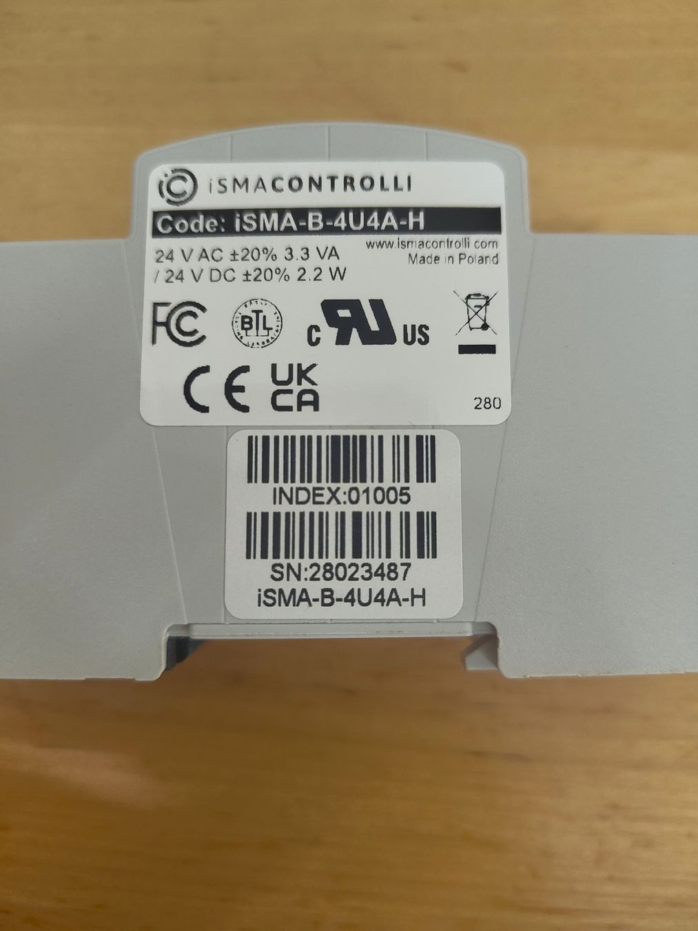 Sistema di controllo: ISMA Controlli iSMA-B-4U4A-H Modul - Neu! – Nuovo (secondo la descrizione) da Emmenbrücke venduto da BlSi 4