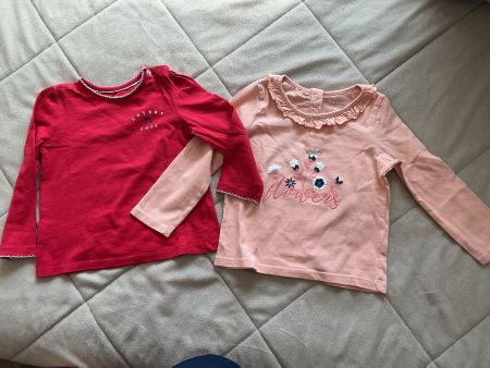 2 Baby Tops 18-24M 92cm