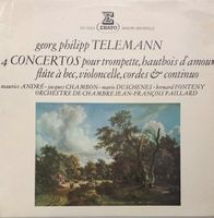 Telemann – 4 Concertos (LP, 1966, Maurice André)