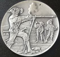 Schützenmedaille 1986 SBG Sporthilfe - Stich Concours UBS