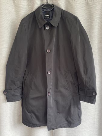 Strellson Regen Kurzmantel Herren Gr. 46 schwarz