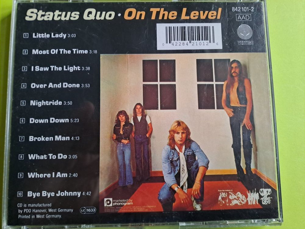 CD Status Quo On The Level* (Gebraucht) in Aarberg für CHF 5 – mit ...