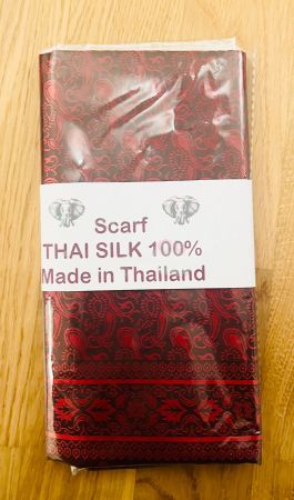 Schöner Seidenschal, neu, Thailand, 100% Seide