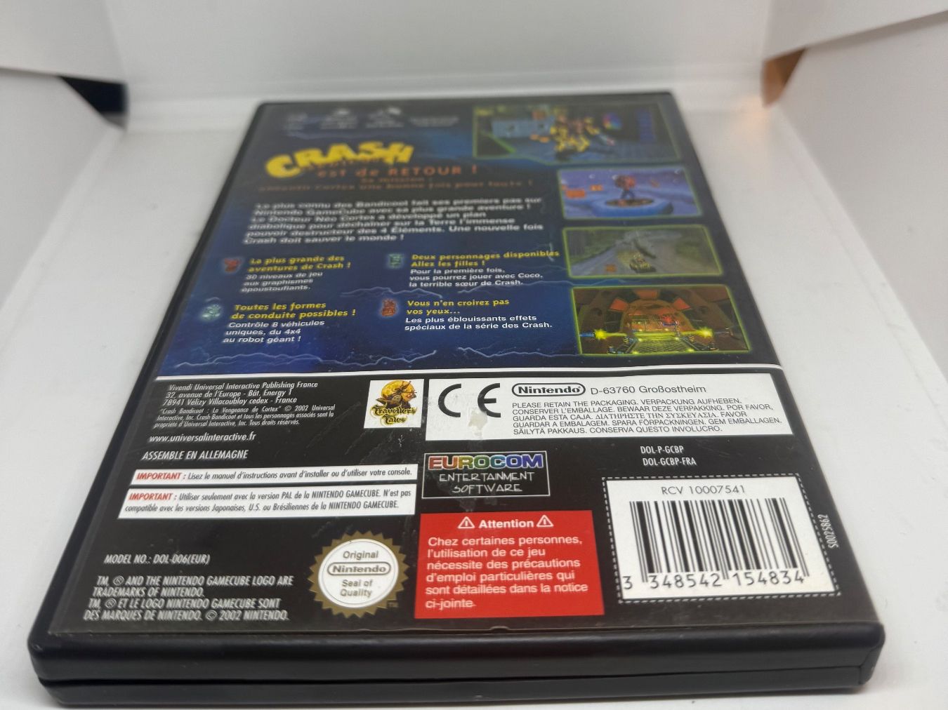 Nintendo Giochi: Crash Bandicoot GameCube – Usato da Dietlikon venduto da NESFEVER 1