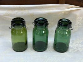 3 Einmachgläser Bülach Glas Einmach Bülacher Gläser 3  x 1 L