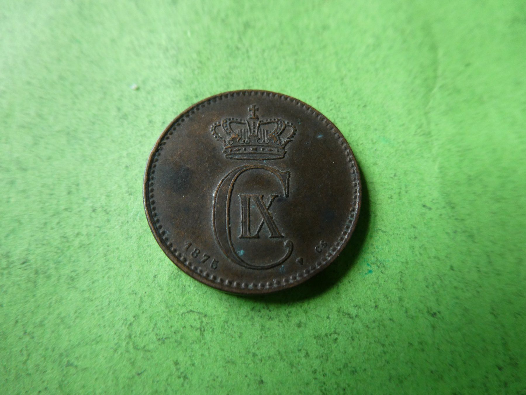 Toutes les monnaies: Dänemark 1875, 2 Oere – D'occasion à Hinterforst par Rohusri 1