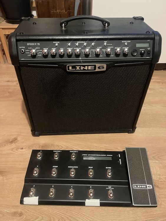Line 6 Spider IV 75W + FBV Shortboard MK II USB (Gebraucht) in Neuenhof ...