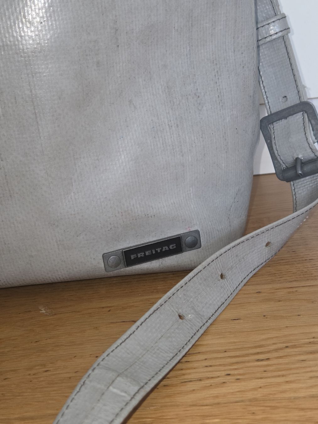 Freitag Borse da donna: FREITAG R523 Hoffmann grau – Usato da Auslikon venduto da lavendelblue 8