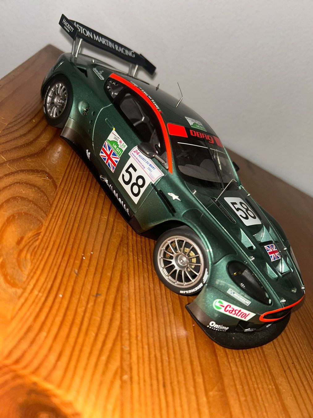 Aston Martin DBR9, Autoart 1:18, Le Mans 2005, Nr. 58 (D'occasion