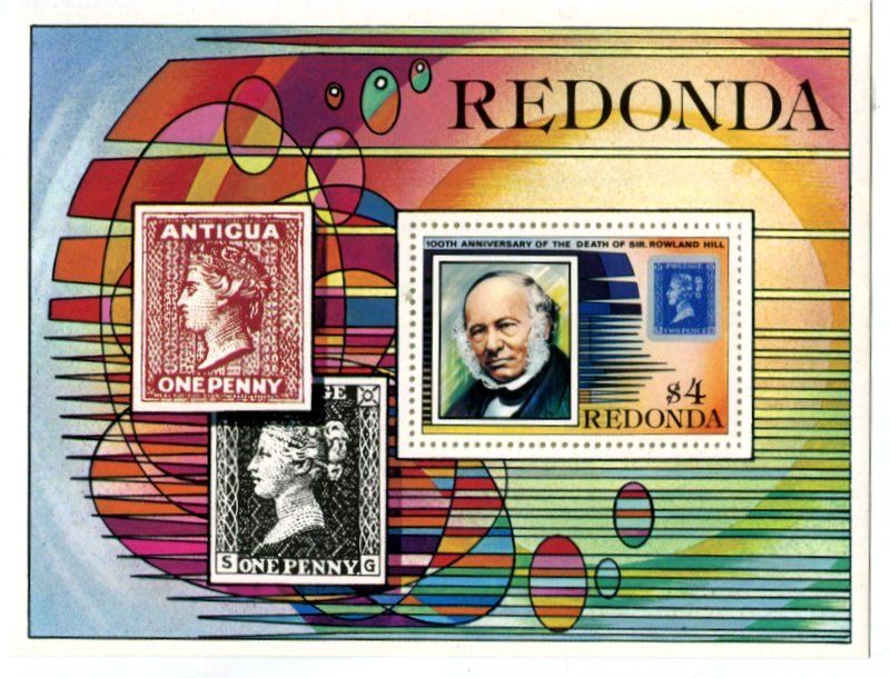 Tutti i francobolli: Block "One Penny Black". Antigua und Barbuda – Nuovo e nell'imballaggio originale da Basel venduto da Butsch5
