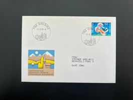 Givisiez Erstagbrief-Werbe-Stempel  (M931)