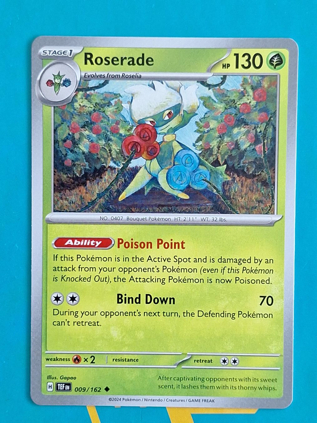 Pokémon Carte collezionabili: Roserade - Temporal Forces Pokemon - #7.1 – Usato da Altstätten SG venduto da GGsGameshop
