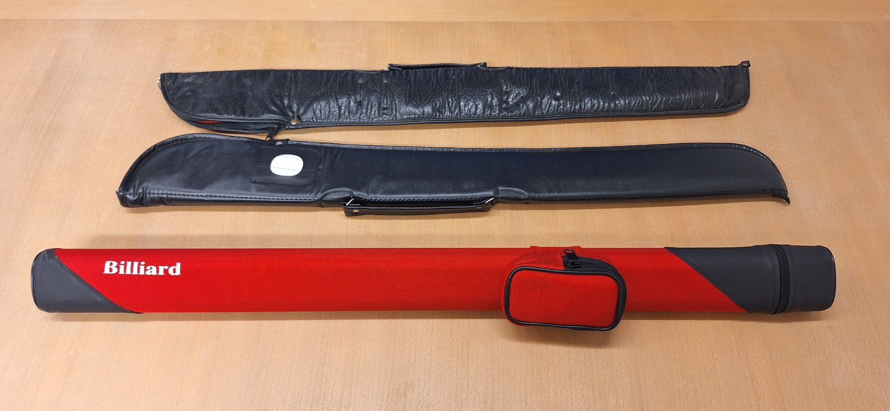 Borse: Lot Billiard Queue Tasche Cue Case Köcher Schultergurt – Usato da Gurtnellen venduto da Rhino77