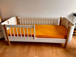 Oliver Furniture Wood Mini+ junior bed, white/oak