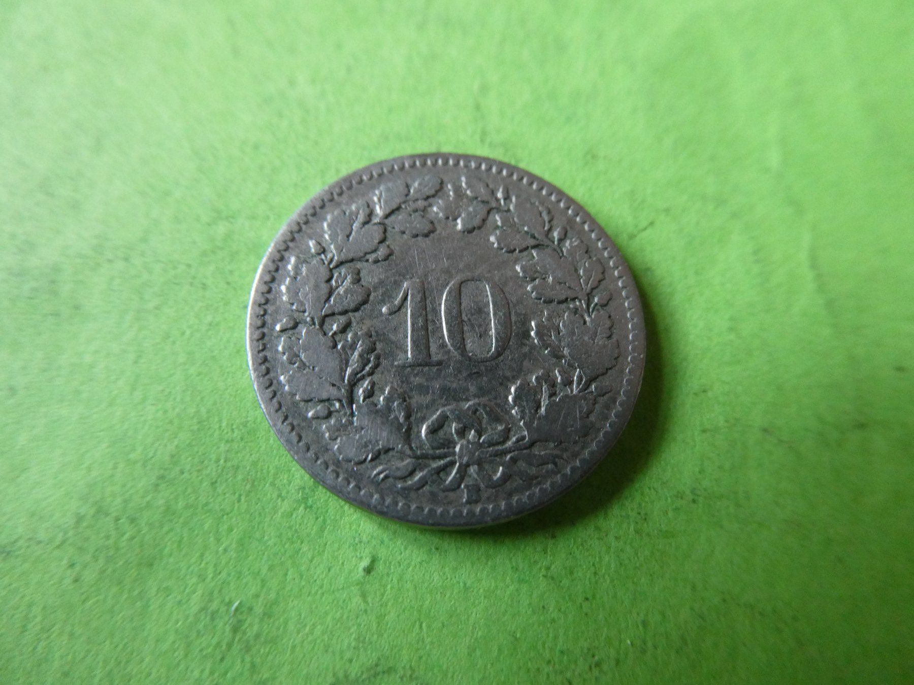 Toutes les monnaies: Schweiz 1904, 10 Rappen – D'occasion à Hinterforst par Rohusri 1