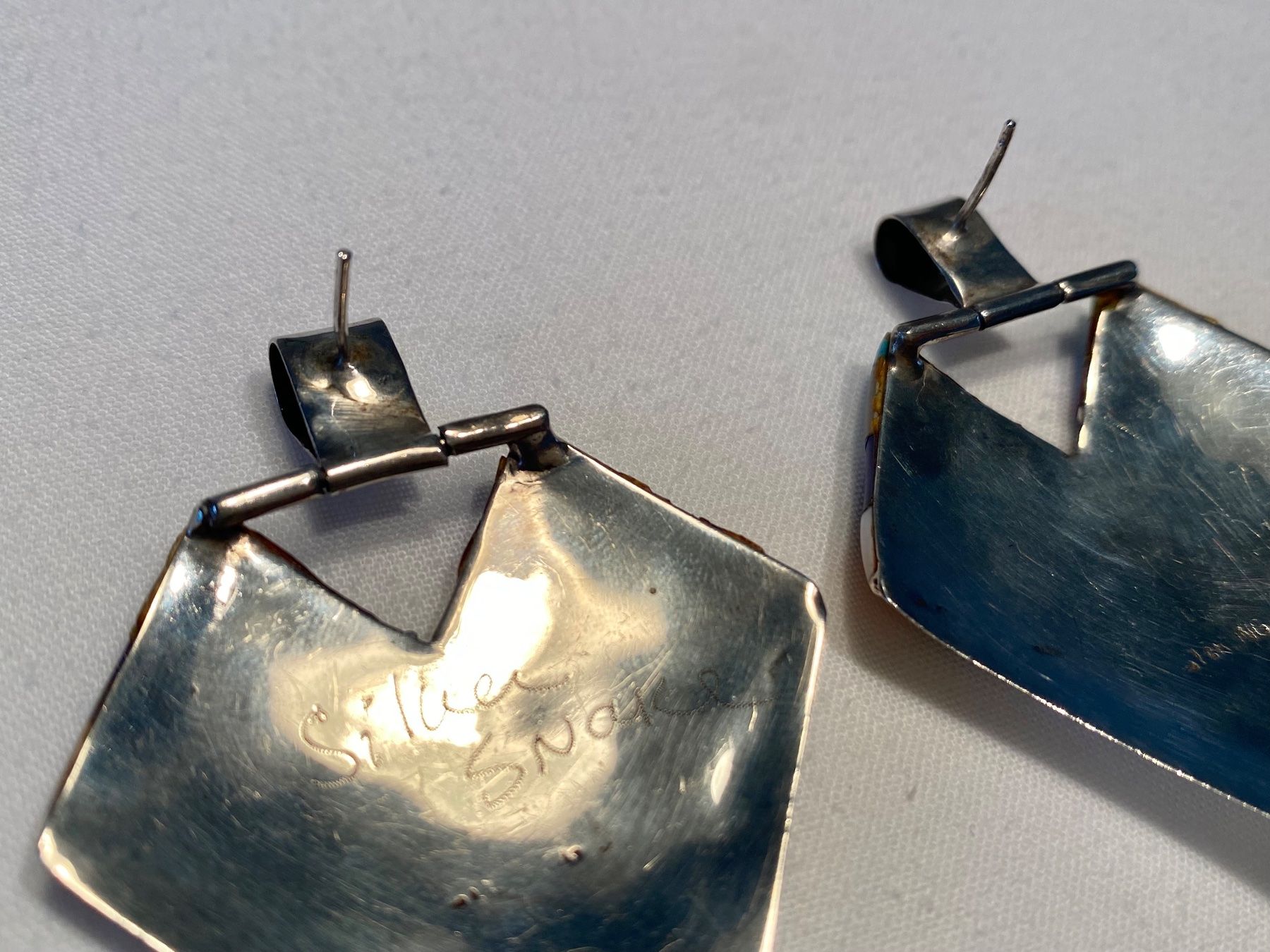Ohrringe & -stecker: Vintage Sterling Silver Ohrringe | Silver Snake – Gebraucht aus Basel von curated_finds 2