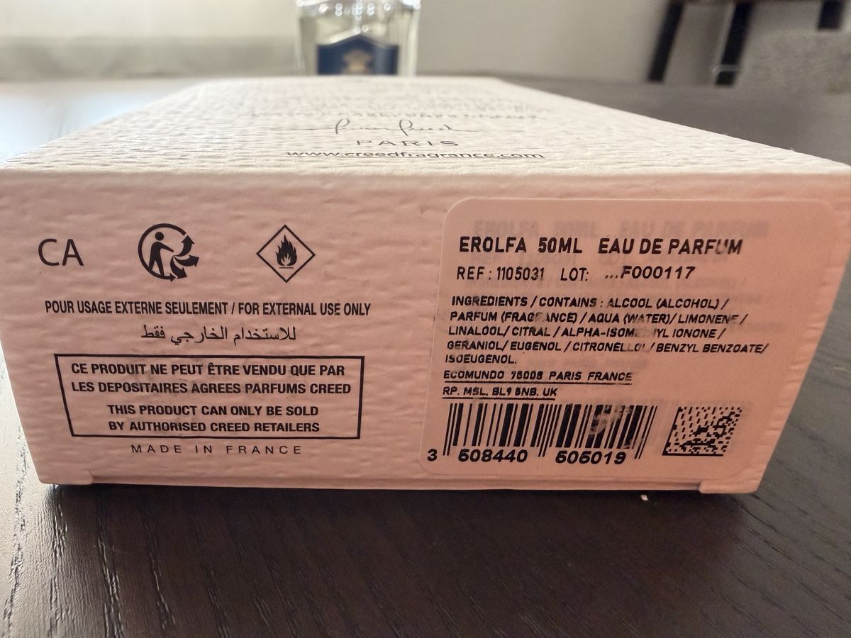 Creed Profumi & Eau de Toilette: Creed Erolfa Eau de Parfum 50ml ungebraucht – Usato da ostermundigen venduto da Diesesundjennes 1