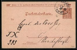 Berlin, Packetfahrtkarte, Private Stadtp