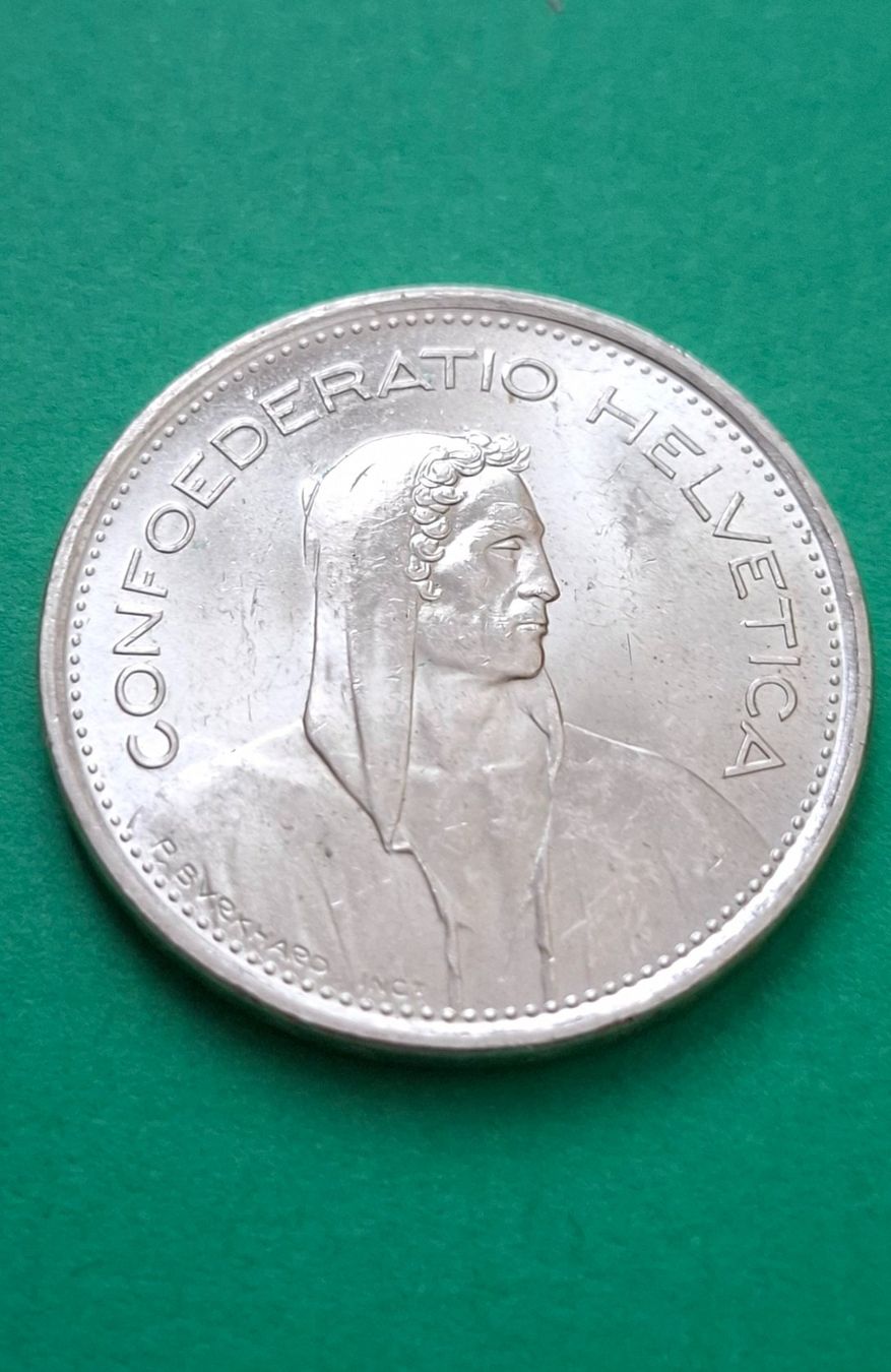 Tutti le monete: 5 FRANKEN 1967 SEHR SCHÖN – Usato da Siglistorf venduto da Winer03 1