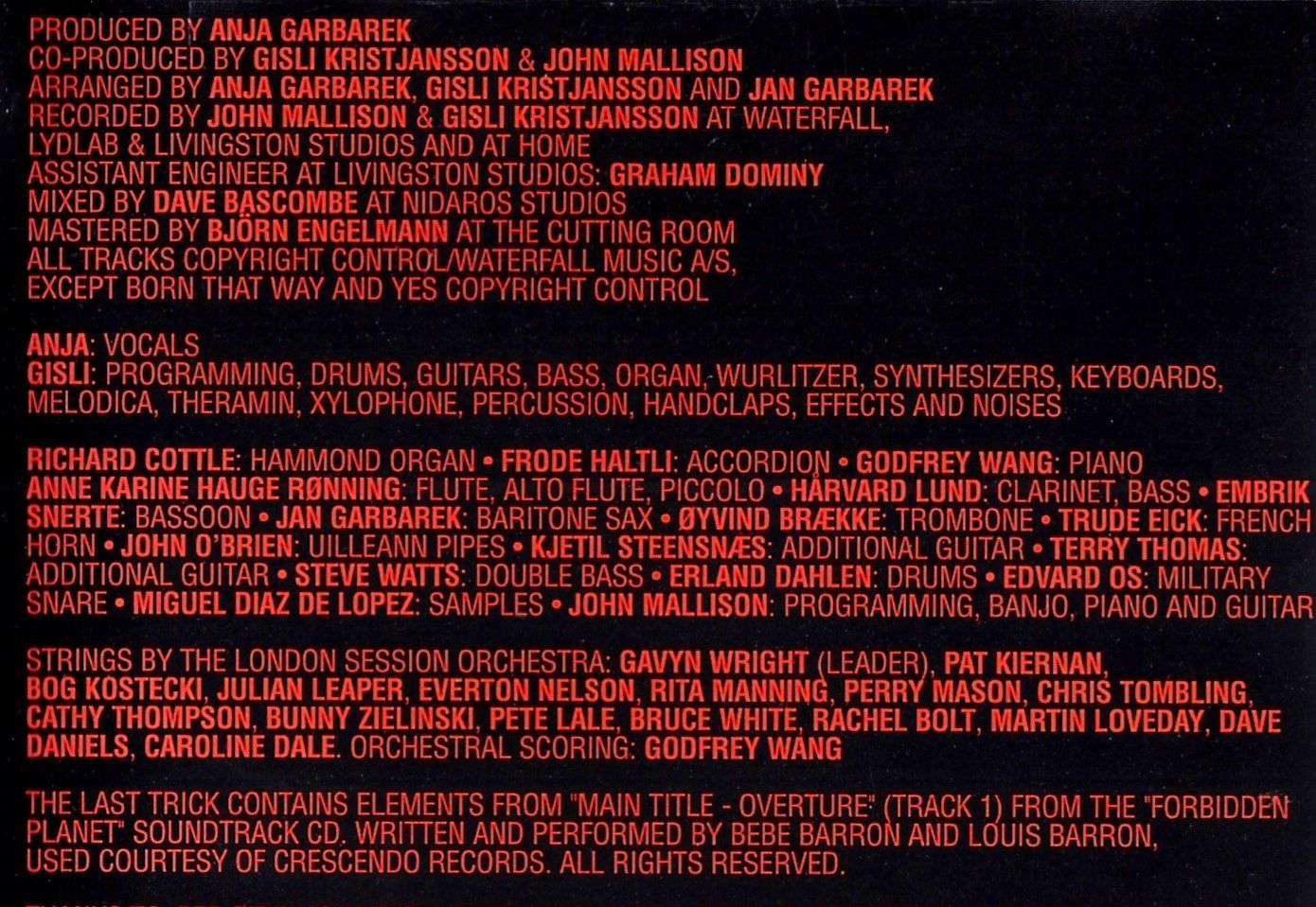 CD: Anja Garbarek BRIEFLY SHAKING Jan Garbarek   Future Jazz CD – Usato da Kandergrund venduto da Sososo 4