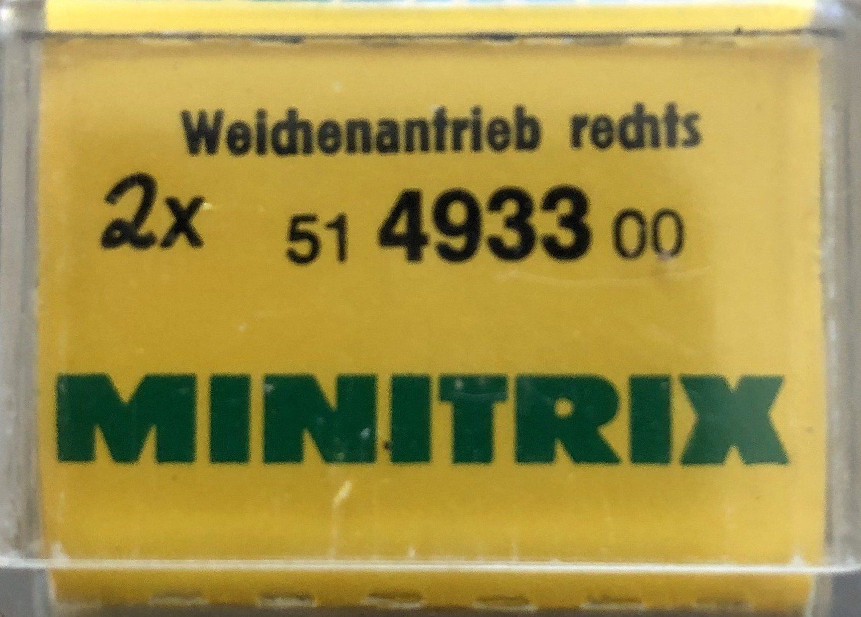 Trix Modelleisenbahnen: Minitrix 4933 Weichenantriebspaar rechts – Neu und originalverpackt aus Burgdorf von Gedora 1