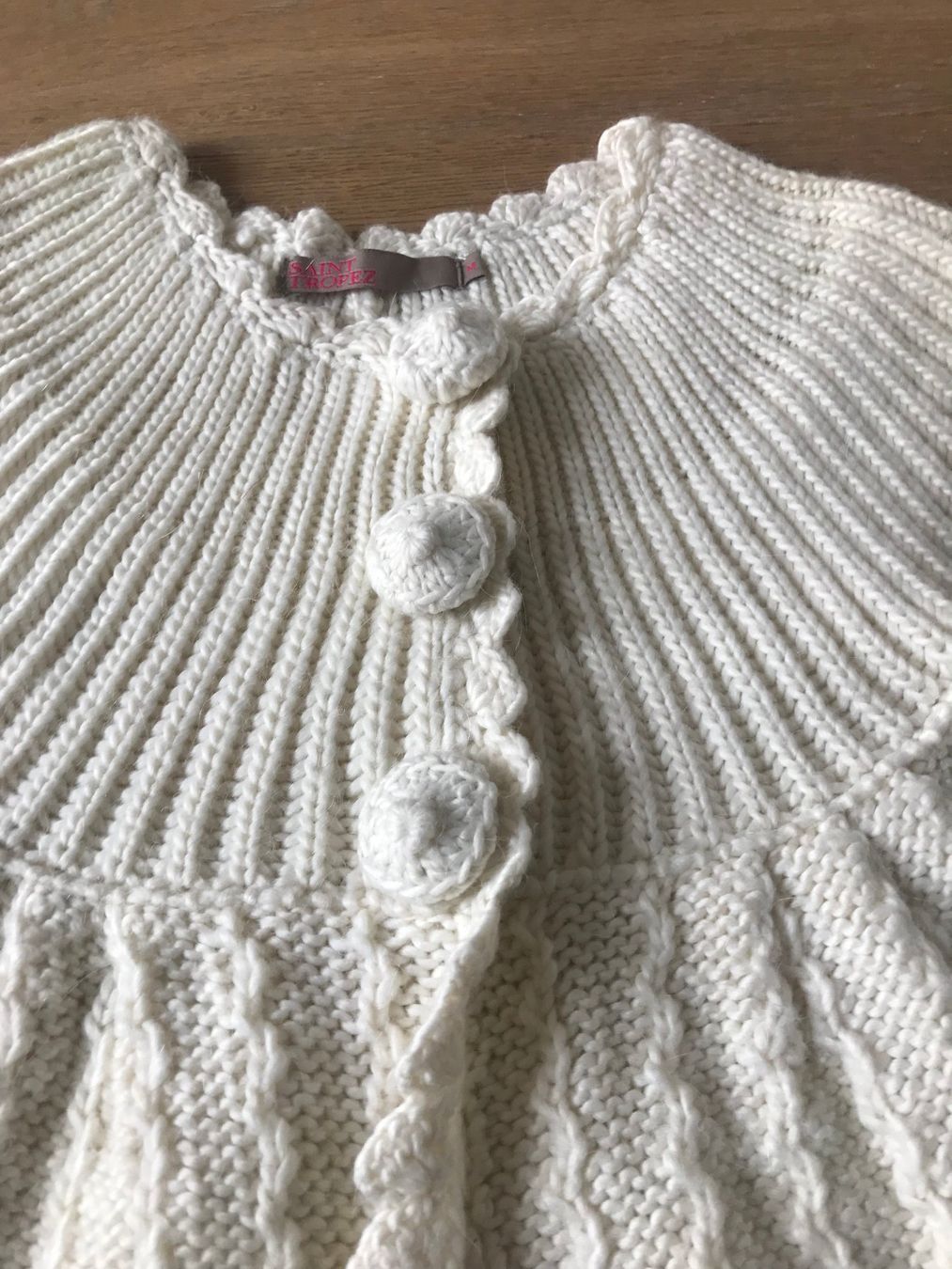 Gilet & Giacche senza maniche: Saint Tropez Strickweste Creme Grösse M – Usato da Freienstein venduto da Jessy024 2