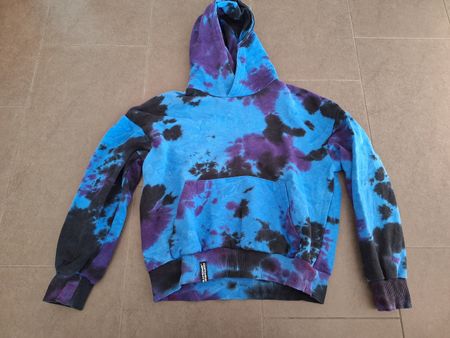 Stylischer Batik Hoodie, Gr. S, Unisex, Top Zustand!