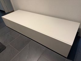 Modernes TV-Möbel / Lowboard in Weiß – 164 cm