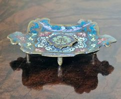Cloisonné Aschenbecher um 1900, HNDL