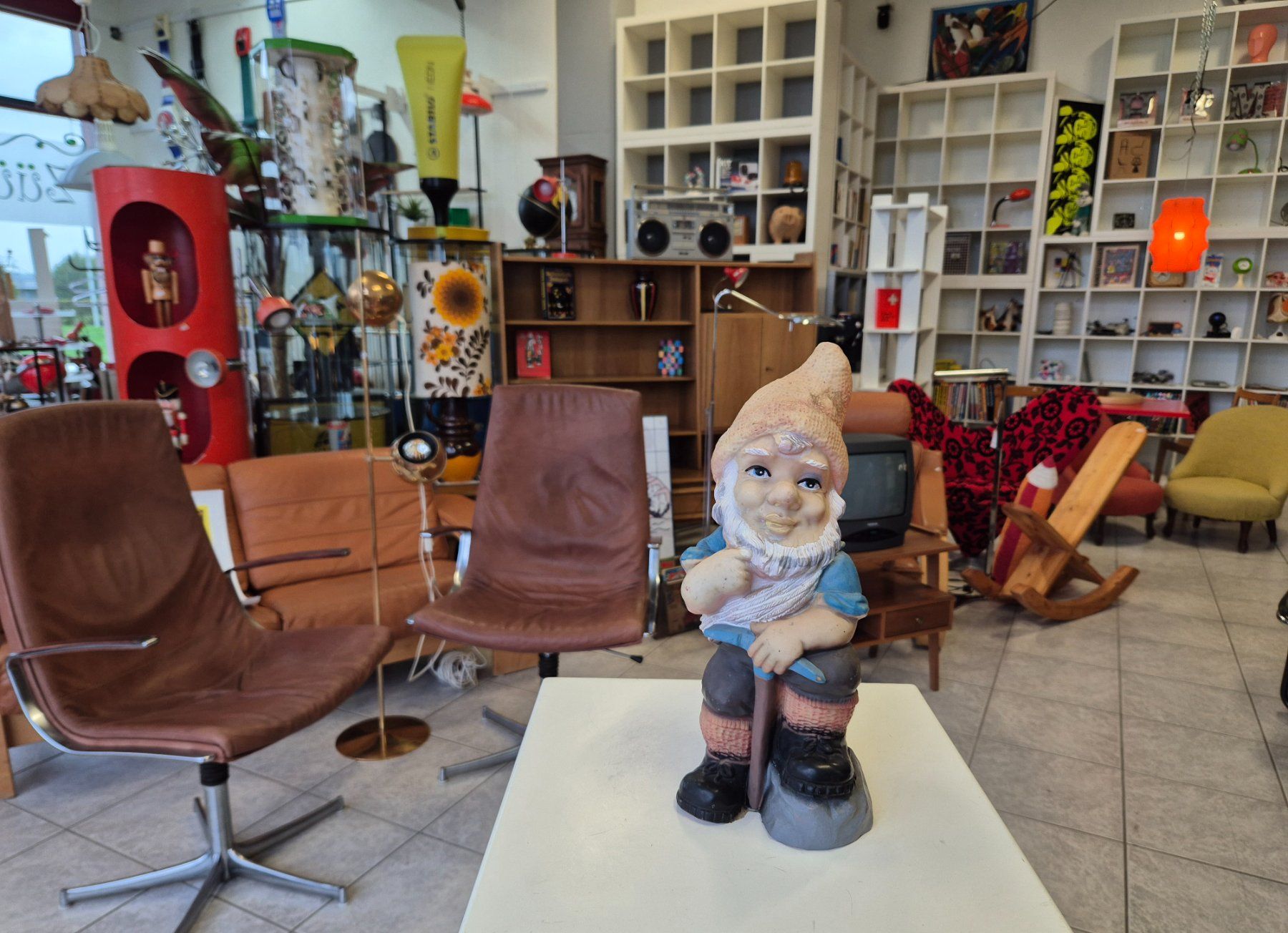 Figuren: Vintage Gartenzwerg Bergsteiger, Retro Deko Figur – Gebraucht aus Nottwil von Wondewa-Shop 9