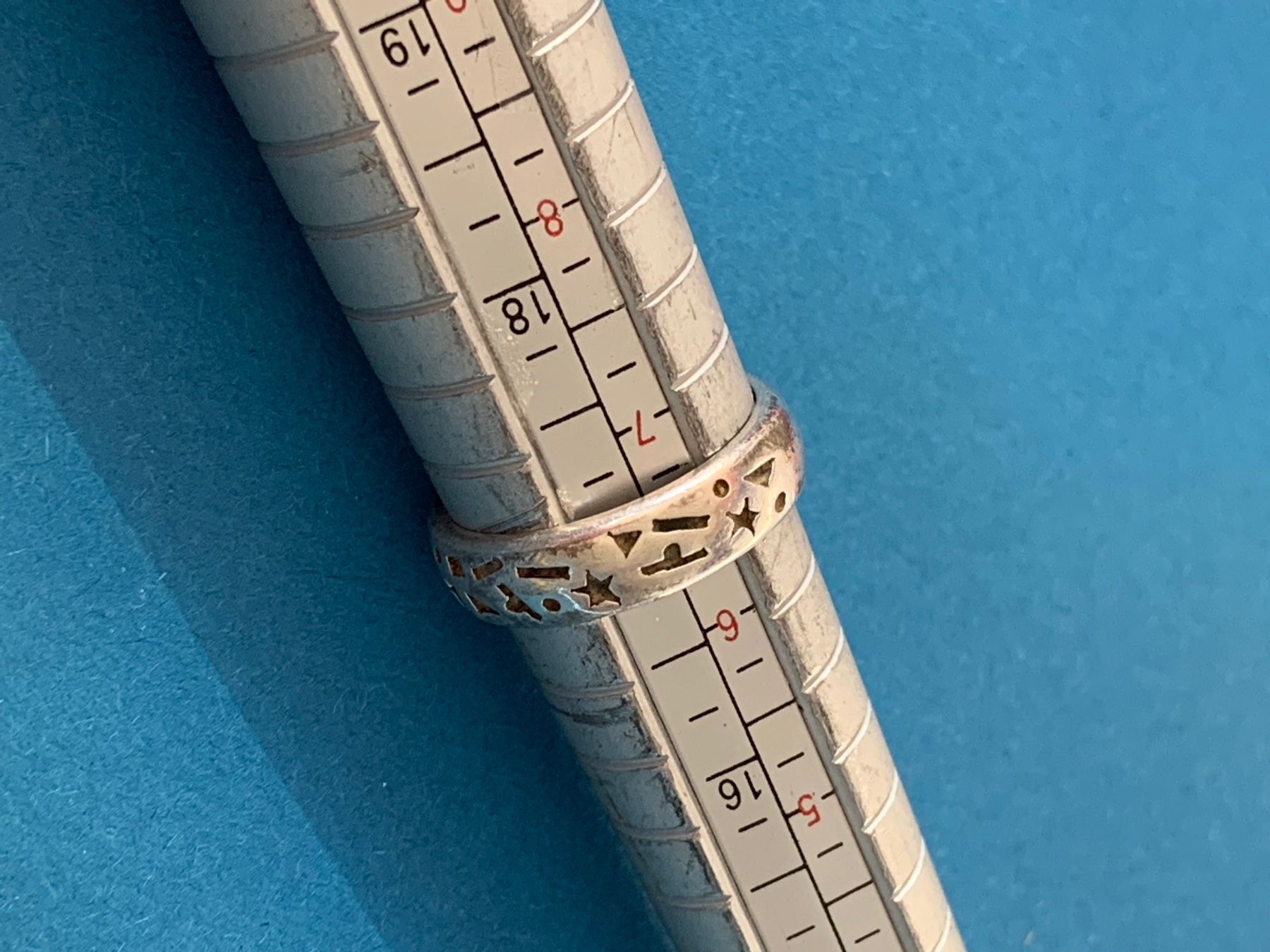 Ringe: Silberrring Stern/Dreieck gr.54 – Gebraucht aus Dittingen von Bellevista 3