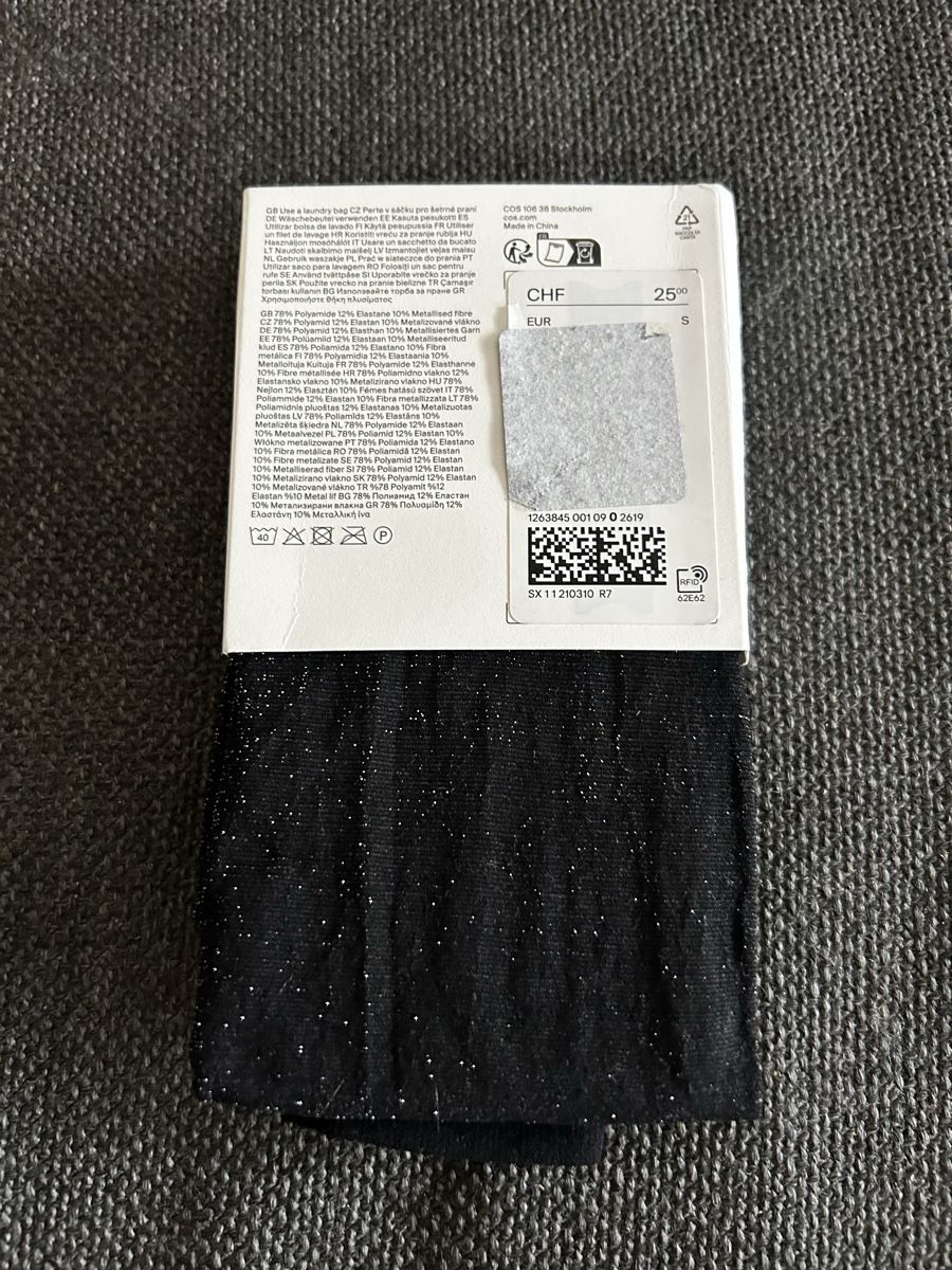 Cos Collants: COS Glitzerstrumpfhose S – Neuf avec emballage d'origine à Zürich par cos_b629 1