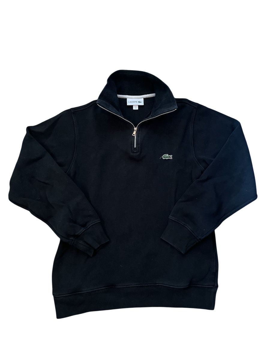 Lacoste Maglioni & Felpe: Pull Lacoste noir zippé col montant - Taille S - Automne – Usato da Baulmes venduto da resel_.tm