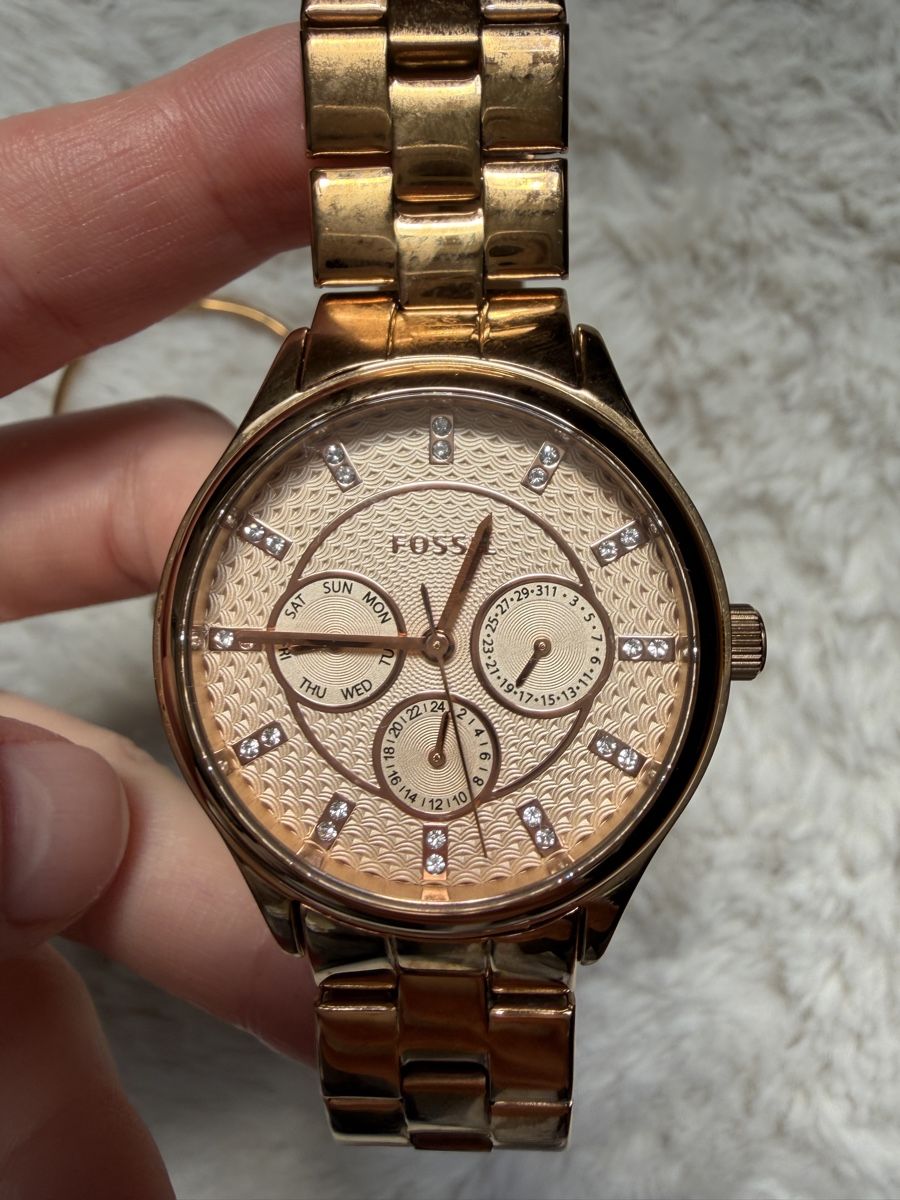 Fossil Orologi: Fossil Damen Uhr Roségold  – Usato da Affoltern am Albis venduto da mer_d6p9 4