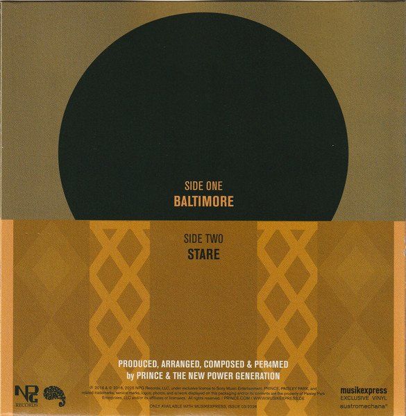 Dischi in vinile: PRINCE Baltimore/Stare 7" Vinyl-Single – Nuovo (secondo la descrizione) da Muri b. Bern venduto da d3llacort3 1