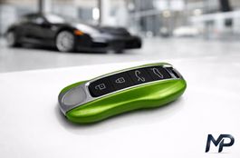 Porsche Schlüsselcover / Schlüsselgehäuse in Hellgrün