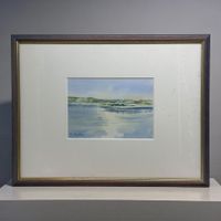 Pascal GONTHIER - Aquarelle originale paysage Lac Léman