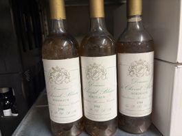 3x Cheval Blanc Bordeaux 1984 1986 Wein