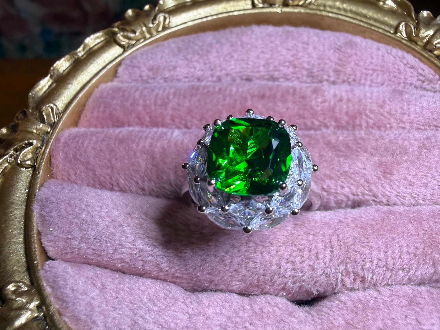 Anelli: Bague Impératrice Emeraude – Nuovo e nell'imballaggio originale da St-Maurice venduto da Sandrinette123 3